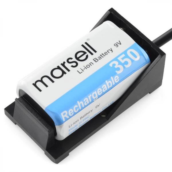 디바이스마트,전원/파워/배터리 > 배터리/배터리홀더 > 배터리홀더 Holder > 9V 배터리용 스냅/홀더,SparkFun,9V Battery Holder [PRT-10512],9V 배터리 홀더 / 3개의 장착 구멍