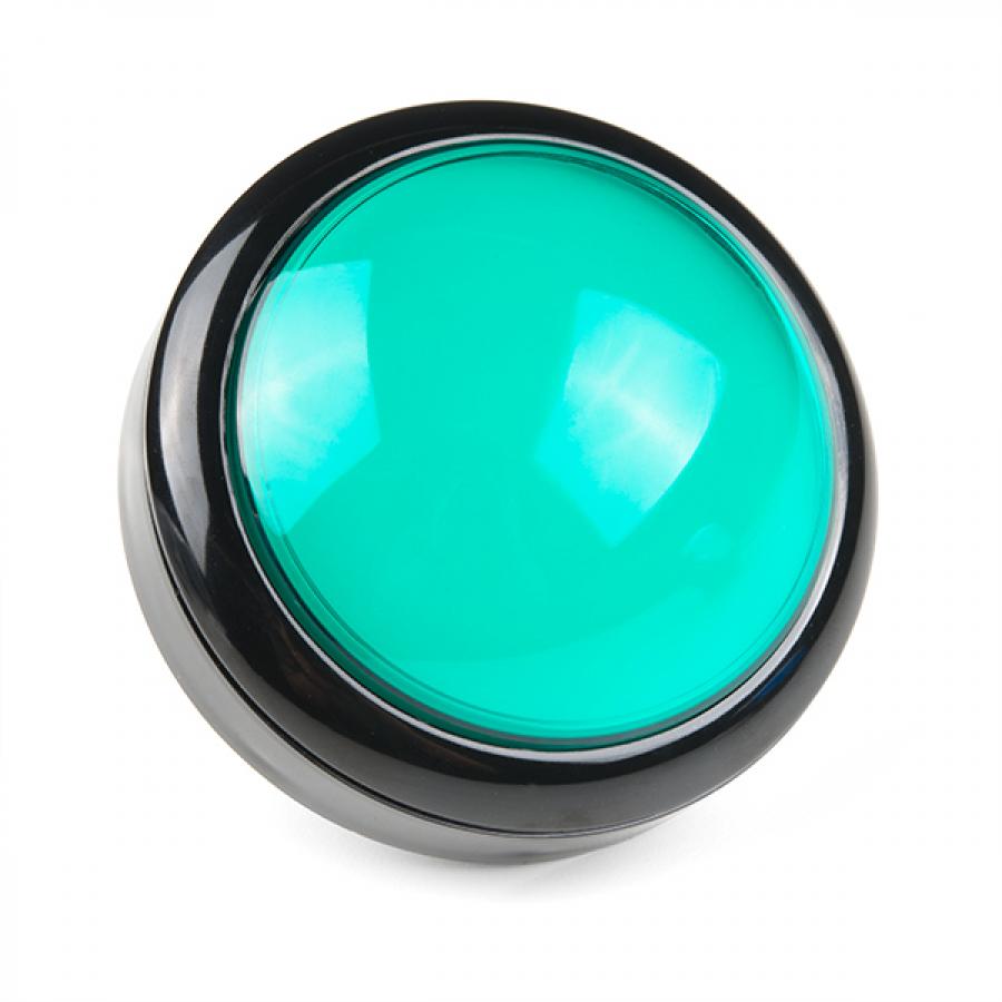 Big Dome Pushbutton - Green [COM-11275]