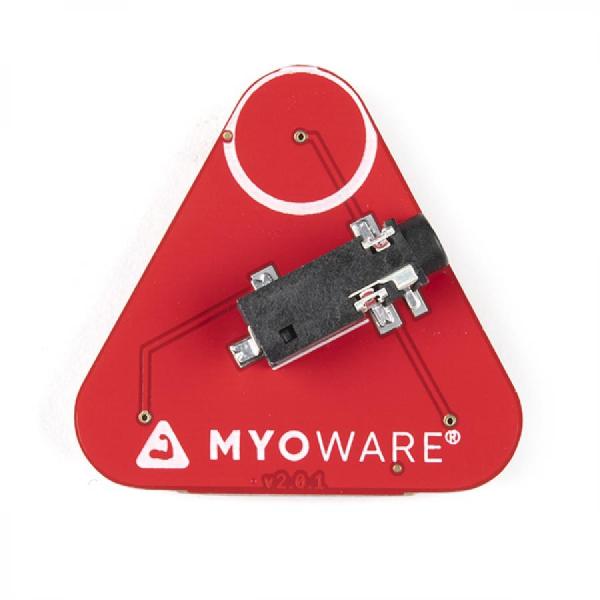 디바이스마트,MCU보드/전자키트 > 센서모듈 > 근전도/심박/바이오 > 근전도/심박센서,SparkFun,MyoWare 2.0 Cable Shield [DEV-18386],3전극 센서 케이블을 부착할 수 있는 3.5mm TRS 잭 포함 / 스냅 커넥터 장착 / 치수 : 1.48 x 1.41인치