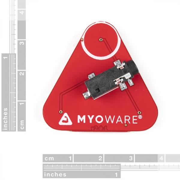 디바이스마트,MCU보드/전자키트 > 센서모듈 > 근전도/심박/바이오 > 근전도/심박센서,SparkFun,MyoWare 2.0 Cable Shield [DEV-18386],3전극 센서 케이블을 부착할 수 있는 3.5mm TRS 잭 포함 / 스냅 커넥터 장착 / 치수 : 1.48 x 1.41인치