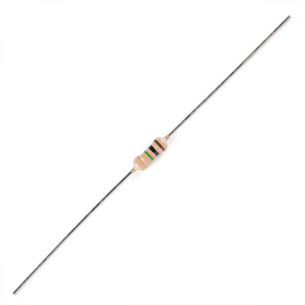 디바이스마트,RLC/수동소자 > (R) 저항 > 일반고정저항 > 1/4W 막대저항 (J급, 5%),SparkFun,Resistor 1M Ohm 1/4 Watt PTH - 20 pack (Thick Leads) [PRT-14494],1/4와트, +/- 5% 허용 오차 PTH 저항기 / 20개입