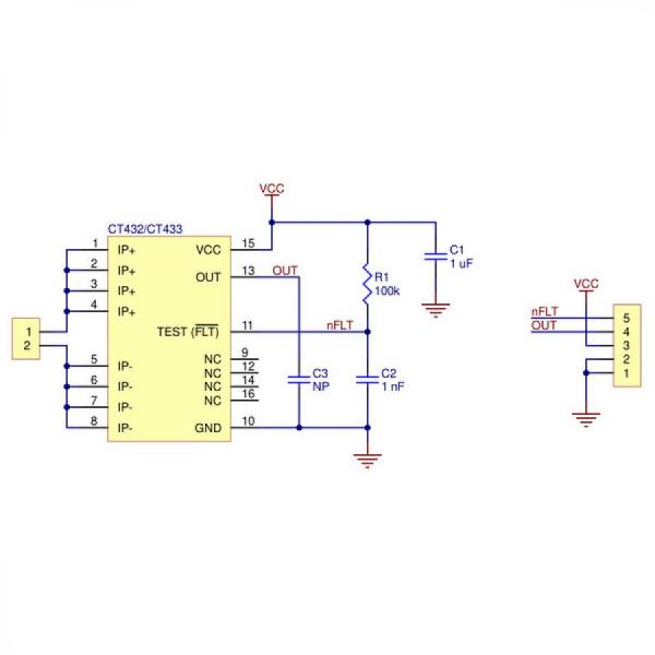 디바이스마트,MCU보드/전자키트 > 센서모듈 > 전압/전류센서,Pololu,CT432-HSWF50MR TMR Current Sensor Compact Carrier -50A to +50A, 5V #5302,범위 : ±50 A(양방향) / 공급 전압 : 4.75V ~ 5.5V / 감광도 : 40m/A / 영점 : 2.5V / 크기 : 0.8 x 1.1인치 / PCB 레이어 : 4 / 작동 온도 범위 : -40°C ~ 125°C