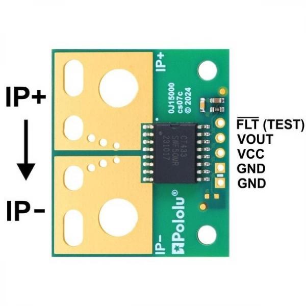 디바이스마트,MCU보드/전자키트 > 센서모듈 > 전압/전류센서,Pololu,CT432-HSWF50MR TMR Current Sensor Large Carrier -50A to +50A, 5V #5322,범위 : ±50 A(양방향) / 공급 전압 : 4.75V ~ 5.5V / 감광도 : 40m/A / 영점 : 2.5V / 크기 : 1.2 x 1.4인치 / PCB 레이어 : 6 / 작동 온도 범위 : -40°C ~ 125°C
