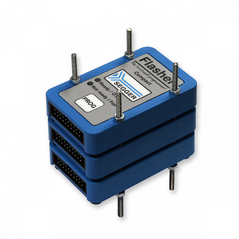 디바이스마트,MCU보드/전자키트 > 개발용 장비 > SEGGER > Flasher,SEGGER,Flasher Compact [5.19.00] 공식정품,MCU 또는 SOC의 내부 및 외부 메모리를 프로그래밍하고 직접 연결된 (Q)SPI 메모리 칩을 프로그래밍하도록 설계 / PC 프로그램이 필요 없이 독립형 모드로 제어 / 컴팩트 사이즈 / Windows, Linux 및 macOS 소프트웨어 제공 /