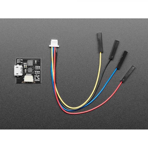 디바이스마트,MCU보드/전자키트 > 통신/네트워크 > USB관련,Adafruit,I2CMini by Excamera Labs [ada-4970],USB를 통해 I2C 장치 제어 / 400kHz에서 지원되는 I2C 컨트롤러 / 표준 FTDI USB 직렬 칩 사용 / 3.3V 출력 / 최대 출력 전류 : 270mA