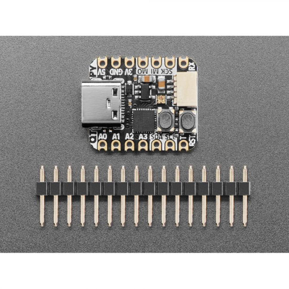 디바이스마트,MCU보드/전자키트 > 개발용 장비 > USB/RS232/RS485 컨버터,Adafruit,Adafruit QT Py CH32V203 Dev Board with STEMMA QT [ada-5996],CH32V203 프로세서 탑재 / RISC-V 기반 / 기본 USB 장치 / RGB NeoPixel LED 내장
