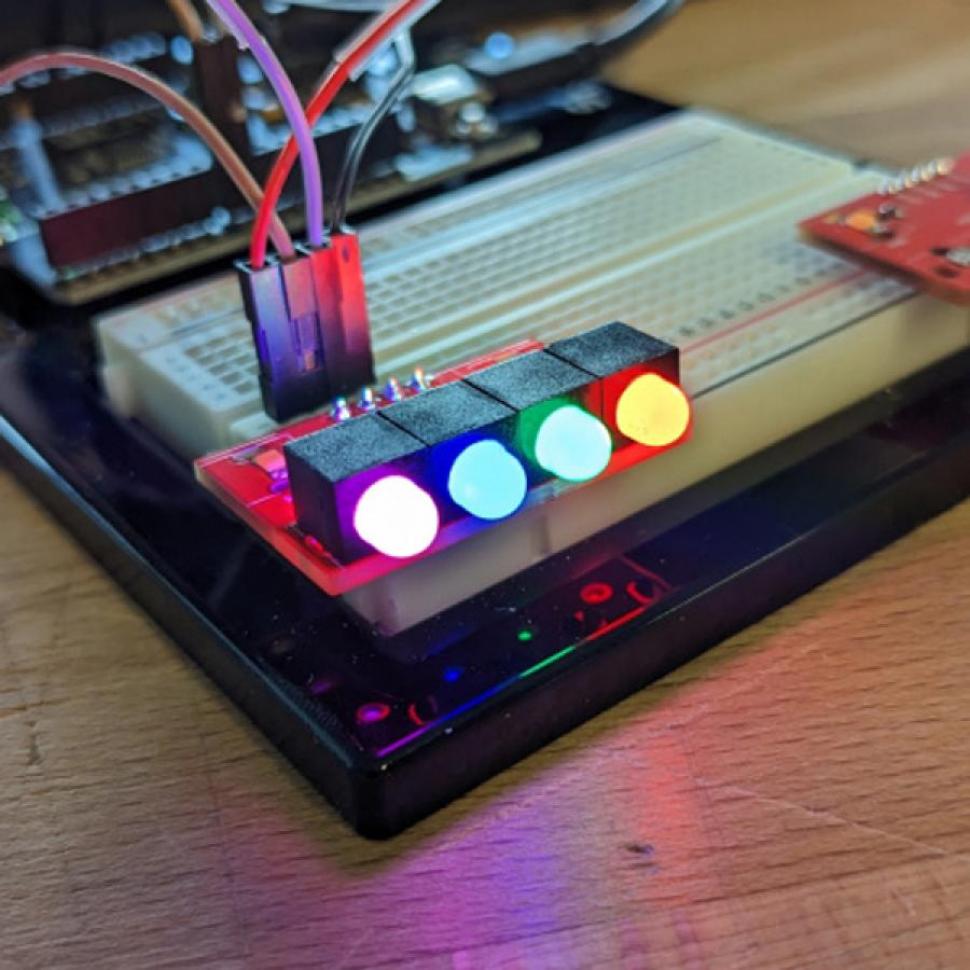 디바이스마트,LED/LCD > LED 관련 상품 > LED용 파이프,SparkFun,SparkFun CBI Light Pipe for SMD LEDs 5mm - Right Angle [COM-25893],직각 광 파이프 / 5mm / 필요한 경우 클립을 제거할 수 있습니다