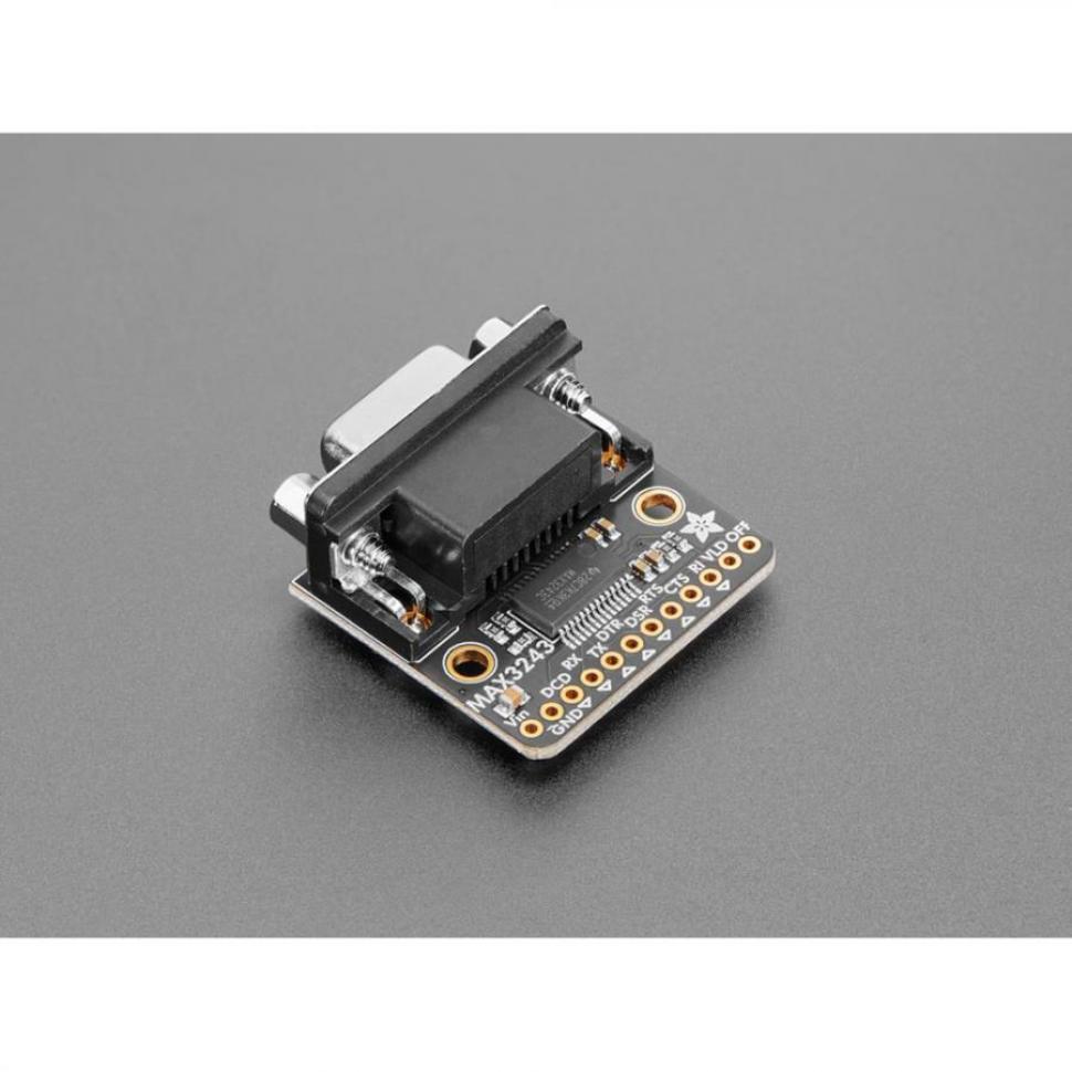 디바이스마트,MCU보드/전자키트 > 개발용 장비 > USB/RS232/RS485 컨버터,Adafruit,Adafruit RS-232 Full Pinout Level-Shifter Breakout [ada-5988],UART에서 RS-232 레벨 시프터로 8채널을 갖춘 보드 / 3V ~ 5.5V VCC 공급으로 작동 / 최대 250kbit/s까지 작동