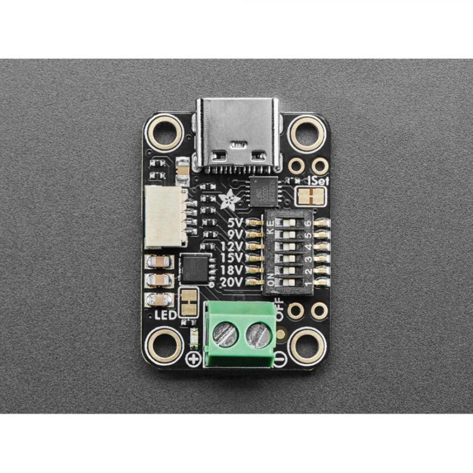 디바이스마트,MCU보드/전자키트 > 통신/네트워크 > USB관련,Adafruit,Adafruit USB Type C Power Delivery Dummy - I2C or Switchable - HUSB238 - STEMMA QT / Qwiic [ada-5991],즉석 전압 변경 허용 / Qwiic/QT를 사용한 I2C 제어 플러그 앤 플레이를 위한 Stemma QT / I2C를 사용하여 동적 쿼리 및 설정 가능