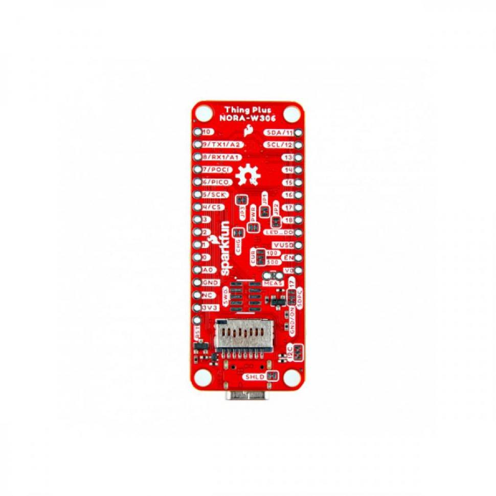 디바이스마트,MCU보드/전자키트 > 프로세서/개발보드 > ARM > Cortex-M33/M23,SparkFun,SparkFun Thing Plus - NORA-W306 [WRL-21637],u-blox NORA-W306 모듈이 장착된 Feather 폼 팩터 개발 보드 / Arm Cortex-M33 및 Cortex-M23의 듀얼 프로세서 코어로 구성
