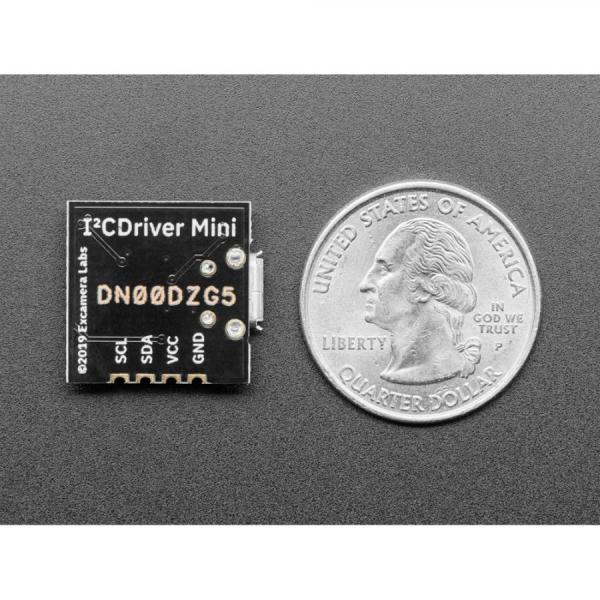 디바이스마트,MCU보드/전자키트 > 통신/네트워크 > USB관련,Adafruit,I2CMini by Excamera Labs [ada-4970],USB를 통해 I2C 장치 제어 / 400kHz에서 지원되는 I2C 컨트롤러 / 표준 FTDI USB 직렬 칩 사용 / 3.3V 출력 / 최대 출력 전류 : 270mA