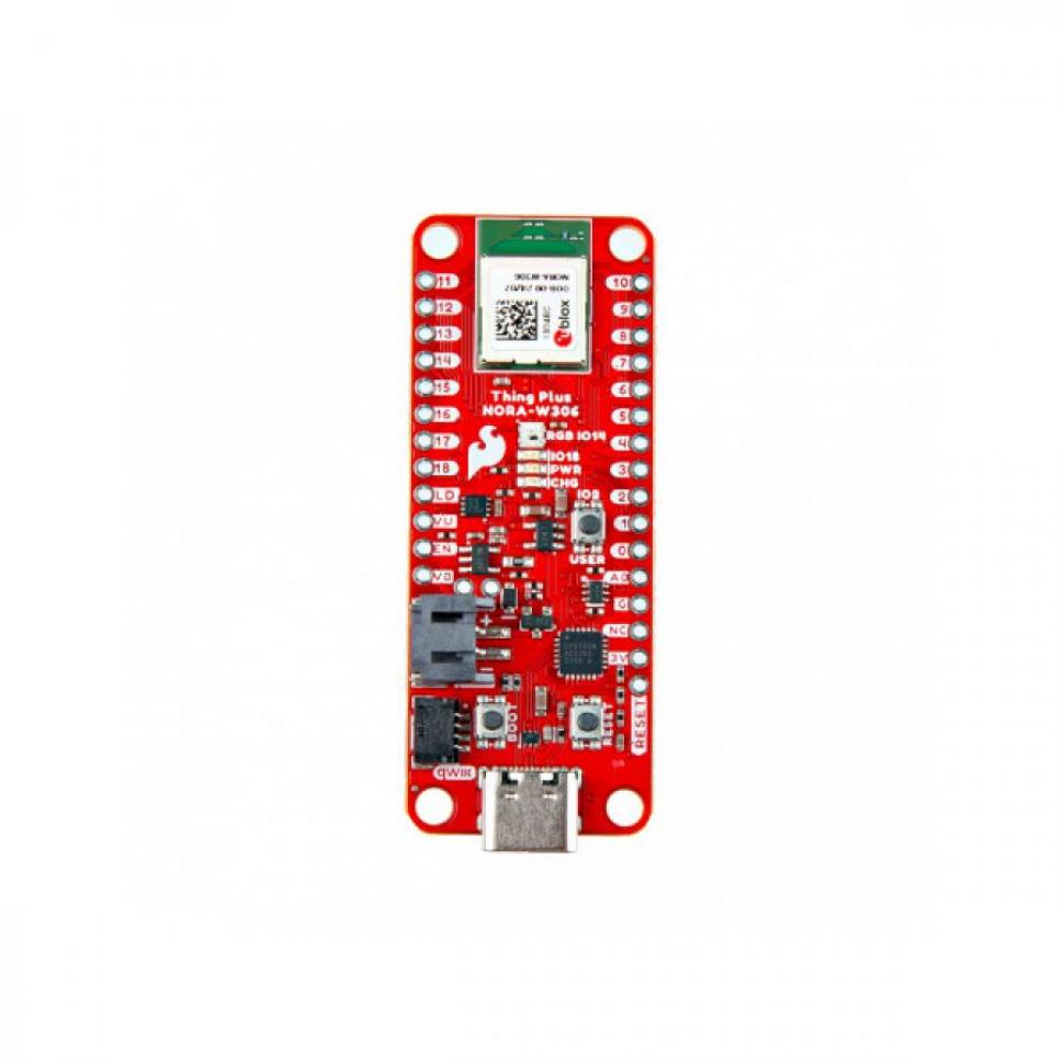 디바이스마트,MCU보드/전자키트 > 프로세서/개발보드 > ARM > Cortex-M33/M23,SparkFun,SparkFun Thing Plus - NORA-W306 [WRL-21637],u-blox NORA-W306 모듈이 장착된 Feather 폼 팩터 개발 보드 / Arm Cortex-M33 및 Cortex-M23의 듀얼 프로세서 코어로 구성
