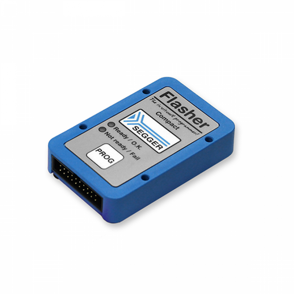 디바이스마트,MCU보드/전자키트 > 개발용 장비 > SEGGER > Flasher,SEGGER,Flasher Compact [5.19.00] 공식정품,MCU 또는 SOC의 내부 및 외부 메모리를 프로그래밍하고 직접 연결된 (Q)SPI 메모리 칩을 프로그래밍하도록 설계 / PC 프로그램이 필요 없이 독립형 모드로 제어 / 컴팩트 사이즈 / Windows, Linux 및 macOS 소프트웨어 제공 /