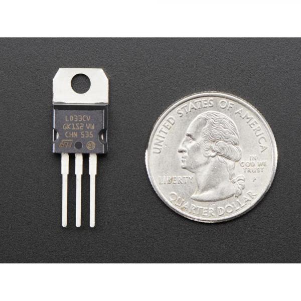 디바이스마트,반도체/전자부품 > 파워관리 IC(PMIC) > 전압 조정기(Voltage Regulators) > 리니어 레귤레이터(LDO),Adafruit,3.3V 800mA Linear Voltage Regulator - LD1117-3.3 TO-220 [ada-2165],저전압 강하 레귤레이터 / 최대 800mA 전류 용량 / 추가 방열판 없이 최대 2W 소모