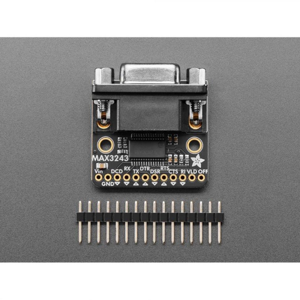 디바이스마트,MCU보드/전자키트 > 개발용 장비 > USB/RS232/RS485 컨버터,Adafruit,Adafruit RS-232 Full Pinout Level-Shifter Breakout [ada-5988],UART에서 RS-232 레벨 시프터로 8채널을 갖춘 보드 / 3V ~ 5.5V VCC 공급으로 작동 / 최대 250kbit/s까지 작동