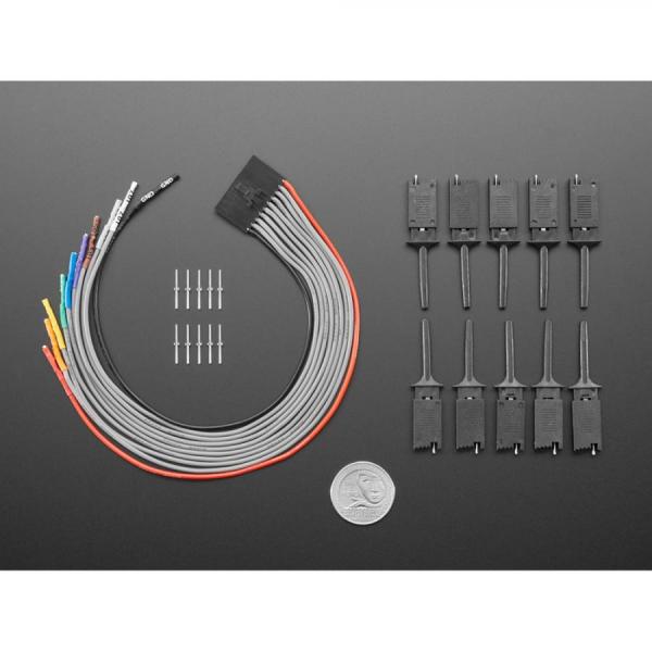 디바이스마트,커넥터/PCB > 핀헤더/IC 소켓 > 소켓어댑터 > SOP(SOIC)소켓어댑터,Adafruit,Bus Pirate 5 Probe Cable Set [ada-6020],Bus Pirate5 전용 / 유연한 실리콘 코팅 와이어 / 2.54mm 커넥터