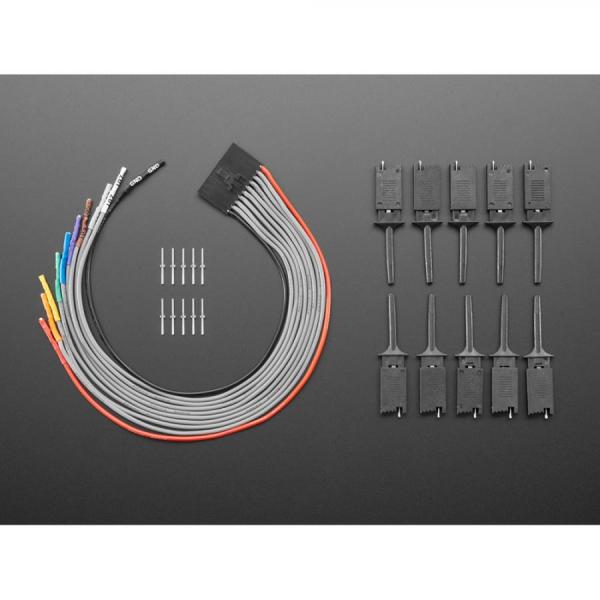 디바이스마트,커넥터/PCB > 핀헤더/IC 소켓 > 소켓어댑터 > SOP(SOIC)소켓어댑터,Adafruit,Bus Pirate 5 Probe Cable Set [ada-6020],Bus Pirate5 전용 / 유연한 실리콘 코팅 와이어 / 2.54mm 커넥터