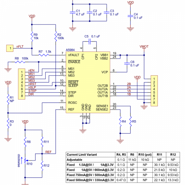디바이스마트,기계/제어/로봇/모터 > 모터드라이버 > 스텝모터 드라이버 > 바이폴라 스텝모터 드라이버,Pololu,A5984 Stepper Motor Driver Carrier, Fixed 1.5A@5V / 1A@3.3V, Blue Edition #5344,블루 에디션 / 8가지 다른 마이크로스테핑 분해능(1/32단계까지) 제공 / 과전류 및 과열 보호 기능 / VDD : 5V @ 1.5A, VDD : 3.3V @ 1A / 4층 PCB