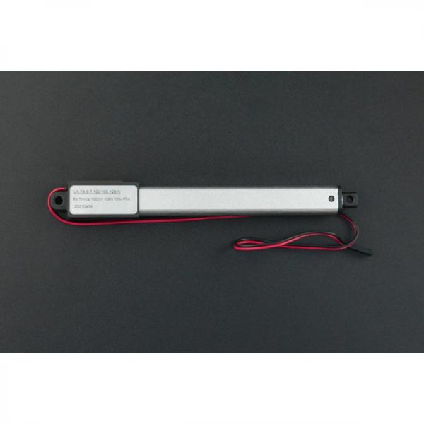 디바이스마트,기계/제어/로봇/모터 > 모터류 > 액추에이터 > 소형 액추에이터,DFROBOT,6V 전기 푸시로드 100mm-128N [FIT0806],6V 전압으로 구동할 때 최대 128N의 추력과 100mm의 스트로크 제공