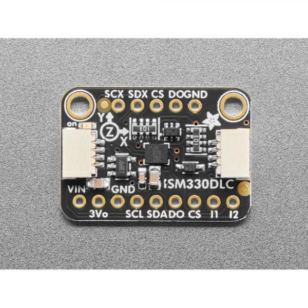 디바이스마트,MCU보드/전자키트 > 센서모듈 > 가속도/자이로/지자기센서 > 통합 6축,Adafruit,Adafruit ISM330DHCX - 6 DoF IMU - Accelerometer and Gyroscope - STEMMA QT / Qwiic [ada-4502],산업용 가속도계+자이로스코프 6자유도 IMU(관성 측정 장치) / 선형 가속도와 각속도 각각 3도 / 온도범위 : -40~+105°C
