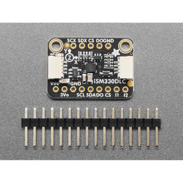 디바이스마트,MCU보드/전자키트 > 센서모듈 > 가속도/자이로/지자기센서 > 통합 6축,Adafruit,Adafruit ISM330DHCX - 6 DoF IMU - Accelerometer and Gyroscope - STEMMA QT / Qwiic [ada-4502],산업용 가속도계+자이로스코프 6자유도 IMU(관성 측정 장치) / 선형 가속도와 각속도 각각 3도 / 온도범위 : -40~+105°C