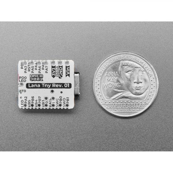 디바이스마트,MCU보드/전자키트 > 프로세서/개발보드 > 기타 MCU,Adafruit,LANA TNY - CH32V203 mini microcontroller board by PHVX BV [ada-6042],WCH CH32V203 RISC-V 마이크로컨트롤러를 기반으로 하는 소형 개발 보드