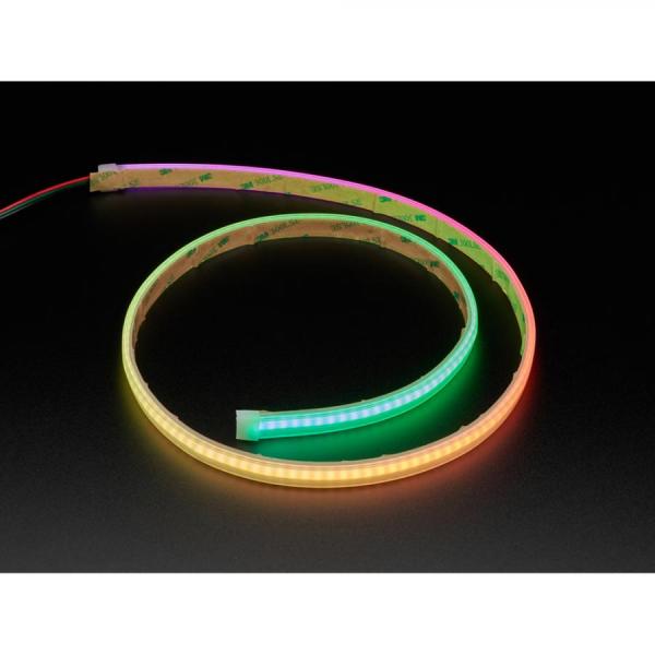 디바이스마트,LED/LCD > LED 인테리어조명 > LED 스트립,Adafruit,Adafruit NeoPixel Silicone Bead LED Strip - 180 LEDs per Meter - 1 meter [ada-6016],180개의 LED/미터 / 길이 : 1m / 너비 : 10mm / 릴 형태로 제공 / 유연한 PCB 소재 / 3-5V 전원 공급 / 미터당 최대 6.5 암페어 사용
