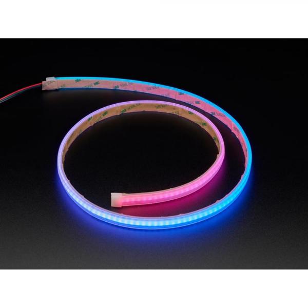 디바이스마트,LED/LCD > LED 인테리어조명 > LED 스트립,Adafruit,Adafruit NeoPixel Silicone Bead LED Strip - 180 LEDs per Meter - 1 meter [ada-6016],180개의 LED/미터 / 길이 : 1m / 너비 : 10mm / 릴 형태로 제공 / 유연한 PCB 소재 / 3-5V 전원 공급 / 미터당 최대 6.5 암페어 사용