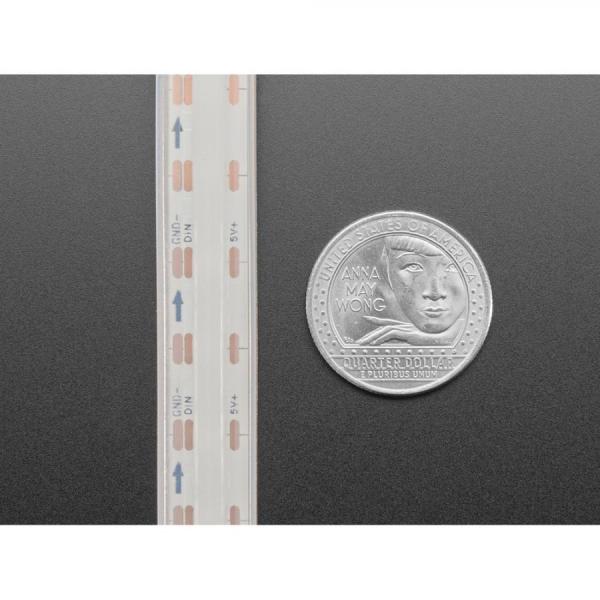 디바이스마트,LED/LCD > LED 인테리어조명 > LED 스트립,Adafruit,Adafruit NeoPixel Silicone Bead LED Strip - 180 LEDs per Meter - 1 meter [ada-6016],180개의 LED/미터 / 길이 : 1m / 너비 : 10mm / 릴 형태로 제공 / 유연한 PCB 소재 / 3-5V 전원 공급 / 미터당 최대 6.5 암페어 사용