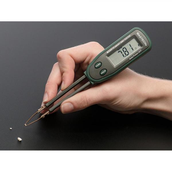 디바이스마트,계측기/측정공구 > 전기/전자 계측기 > LCR미터,Adafruit,SMD Component Testing Tweezers [ada-1359],핀셋 모양 / 스캐닝 모드 / 부품 유형 선택 시 자동으로 범위 조정