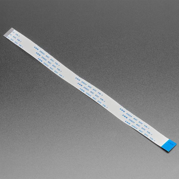 디바이스마트,케이블/전선 > FFC/FPC 케이블 > 0.5 피치 FFC/FPC 케이블 > 16핀/18핀/20핀/22핀 0.5피치 FFC 케이블,Adafruit,22-pin 0.5mm pitch FPC Flex Cable for DSI CSI or HSTX - 20cm [ada-6036],22핀 0.5mm 피치 / 길이 : 20cm / 유연한 PCB