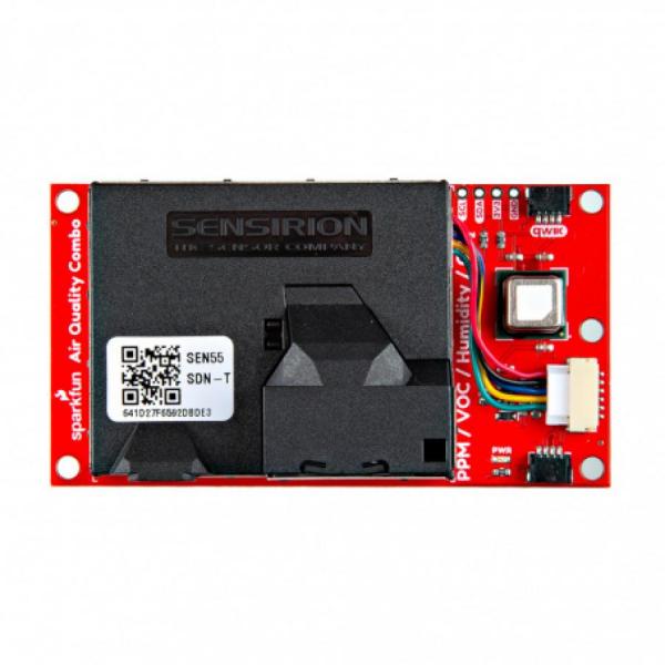 디바이스마트,MCU보드/전자키트 > 센서모듈 > 먼지/가스/연기/불꽃 > 가스/공기질/연기센서,SparkFun,SparkFun Indoor Air Quality Combo Sensor - SCD41, SEN55 (Qwiic) [SEN-25200],실내 공기질 센서 / VOC, 미세먼지, 온도, 상대 습도 측정 / 400~5000ppm±(40ppm+5%)의 높은 정확도로 감지