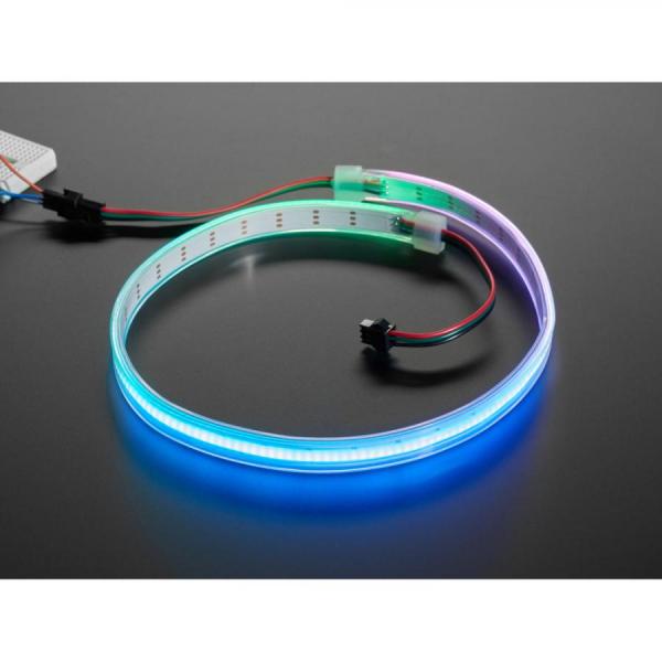 디바이스마트,LED/LCD > LED 인테리어조명 > LED 스트립,Adafruit,Adafruit NeoPixel 332 LED-per-Meter Silicone Bead LED Strip - 0.5 Meter [ada-4865],332개 LED / 165개의 소형 네오픽셀 / 길이 : 0.5m / 너비 : 14mm / 유연한 PCB 소재 / 커팅 가능 / 3-5V DC 전원 공급