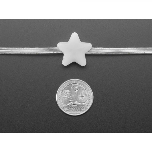 디바이스마트,LED/LCD > LED 인테리어조명 > 장식용 LED,Adafruit,Adafruit NeoPixel LED Star Shape Pixel Strand - 20 LEDs [ada-5982],별 모양 / 단일 RGB 네오픽셀 / 개별 주소 지정 / 1,600만가지 색상 설정 / 양쪽 끝에 JST 3핀 SM 커넥터