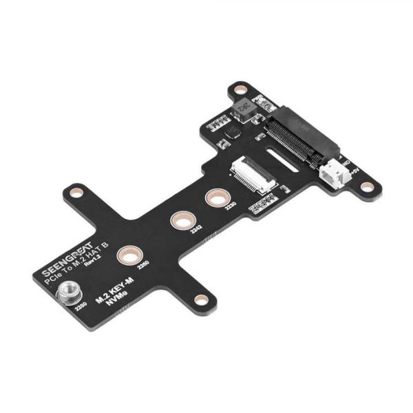 디바이스마트,오픈소스/코딩교육 > 라즈베리파이 > 라즈베리파이 확장보드/HAT,SEENGREAT,라즈베리파이5 PCle M.2 2230 2242 미니 확장보드 [402355],라즈베리파이5 호환 PCle NVMe 상판 / 2242 2230 2260 2280 사이즈 / GEN2, GEN3 / SSD 부팅 / 88.00mm(길이) x 56.46mm(폭) / 유선형 디자인을 적용하여 본체 온도를 낮추는데 도움을 줍니다.