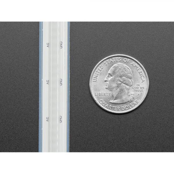 디바이스마트,LED/LCD > LED 인테리어조명 > LED 스트립,Adafruit,Adafruit NeoPixel 332 LED-per-Meter Silicone Bead LED Strip - 0.5 Meter [ada-4865],332개 LED / 165개의 소형 네오픽셀 / 길이 : 0.5m / 너비 : 14mm / 유연한 PCB 소재 / 커팅 가능 / 3-5V DC 전원 공급