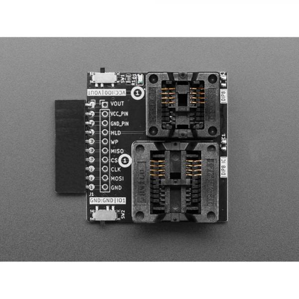 디바이스마트,커넥터/PCB > 핀헤더/IC 소켓 > 소켓어댑터 > SOP(SOIC)소켓어댑터,Adafruit,Bus Pirate 5 SOIC / SOP8 SPI Flash Adapter [ada-6021],클립이나 납땜 없이 베어 플래시 메모리 칩을 프로그래밍하는 것을 쉽게 해줍니다.