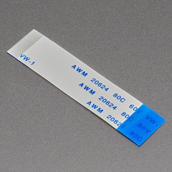 디바이스마트,케이블/전선 > FFC/FPC 케이블 > 0.5 피치 FFC/FPC 케이블 > 16핀/18핀/20핀/22핀 0.5피치 FFC 케이블,Adafruit,22-pin 0.5mm pitch FPC Flex Cable for DSI CSI or HSTX - 5cm [ada-6034],22핀 0.5mm 피치 / 길이 : 5cm / 유연한 PCB