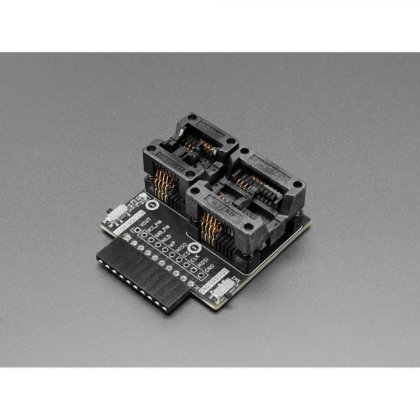 디바이스마트,커넥터/PCB > 핀헤더/IC 소켓 > 소켓어댑터 > SOP(SOIC)소켓어댑터,Adafruit,Bus Pirate 5 SOIC / SOP8 SPI Flash Adapter [ada-6021],클립이나 납땜 없이 베어 플래시 메모리 칩을 프로그래밍하는 것을 쉽게 해줍니다.