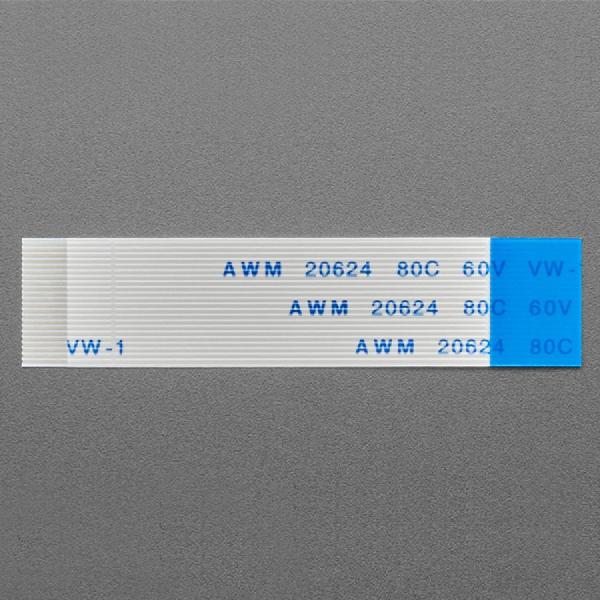 디바이스마트,케이블/전선 > FFC/FPC 케이블 > 0.5 피치 FFC/FPC 케이블 > 16핀/18핀/20핀/22핀 0.5피치 FFC 케이블,Adafruit,22-pin 0.5mm pitch FPC Flex Cable for DSI CSI or HSTX - 5cm [ada-6034],22핀 0.5mm 피치 / 길이 : 5cm / 유연한 PCB