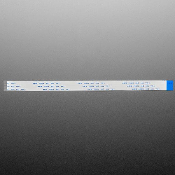 디바이스마트,케이블/전선 > FFC/FPC 케이블 > 0.5 피치 FFC/FPC 케이블 > 16핀/18핀/20핀/22핀 0.5피치 FFC 케이블,Adafruit,22-pin 0.5mm pitch FPC Flex Cable for DSI CSI or HSTX - 20cm [ada-6036],22핀 0.5mm 피치 / 길이 : 20cm / 유연한 PCB
