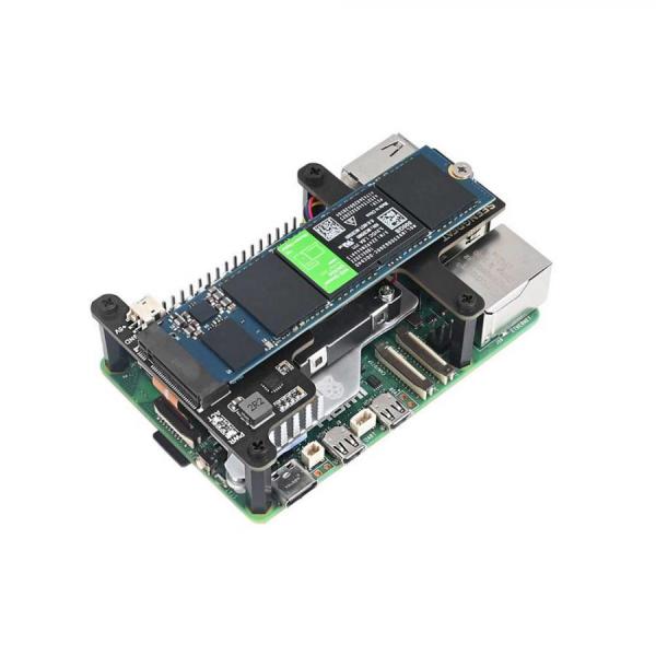 디바이스마트,오픈소스/코딩교육 > 라즈베리파이 > 라즈베리파이 확장보드/HAT,SEENGREAT,라즈베리파이5 PCle M.2 2230 2242 미니 확장보드 [402355],라즈베리파이5 호환 PCle NVMe 상판 / 2242 2230 2260 2280 사이즈 / GEN2, GEN3 / SSD 부팅 / 88.00mm(길이) x 56.46mm(폭) / 유선형 디자인을 적용하여 본체 온도를 낮추는데 도움을 줍니다.