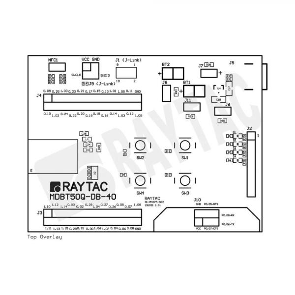 디바이스마트,MCU보드/전자키트 > 통신/네트워크 > 블루투스/BLE,RAYTAC,nRF52840 데모 보드 MDBT50Q-DB-40,빠르게 테스트하고 디버깅할 수 있도록 설계되었습니다.  / BT5 장거리 기능 지원 / 내장 USB 인터페이스