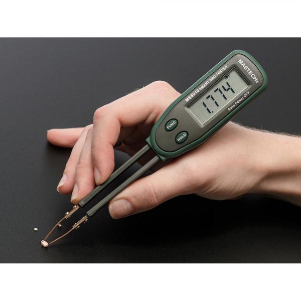 디바이스마트,계측기/측정공구 > 전기/전자 계측기 > LCR미터,Adafruit,SMD Component Testing Tweezers [ada-1359],핀셋 모양 / 스캐닝 모드 / 부품 유형 선택 시 자동으로 범위 조정