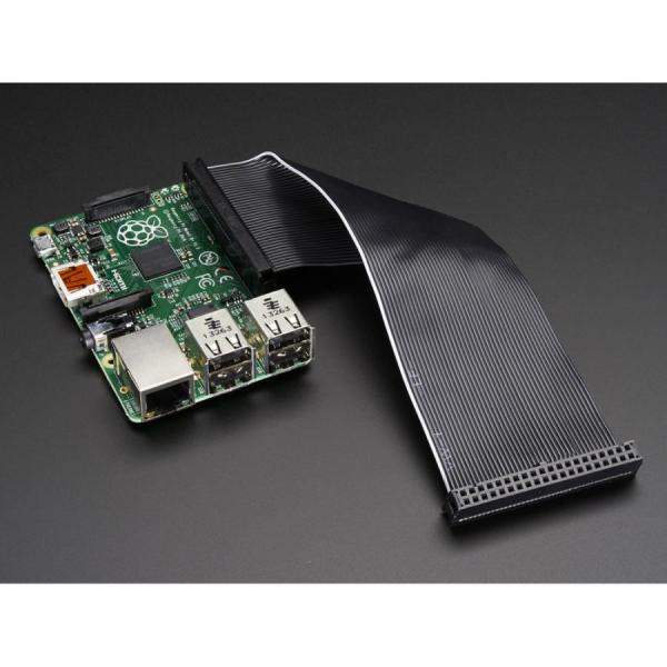 디바이스마트,오픈소스/코딩교육 > 라즈베리파이 > 아답터/방열판/OS/기타,Adafruit,GPIO Ribbon Cable for Raspberry Pi Model A+/B+/Pi 2/Pi 3/Pi 4/5 - (40 pins) [ada-1988],Raspberry Pi Model A+, B+,  2, 3, 4, 5 호환 / 길이 : 6인치 / 40개의 소켓