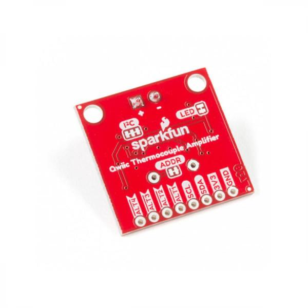 디바이스마트,MCU보드/전자키트 > 센서모듈 > 온도/습도 > 온도센서,SparkFun,SparkFun Qwiic Thermocouple Amplifier - MCP9600 (Screw Terminals) [SEN-16295],고정밀 열전대 증폭기 / -200°C ~ 1350°C의 온도 범위 / 0.0625°C의 분해능 / 나사단자