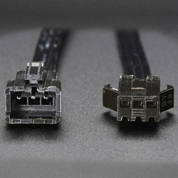 디바이스마트,케이블/전선 > 점퍼/하네스/악어/바나나 > 점퍼 와이어/케이블,Adafruit,3-pin JST SM Plug + Receptacle Cable Set [ada-1663],3선 케이블 / 길이 : 163mm(6.4인치) / 끝에 JST SM 유형 커넥터 플러그 장착