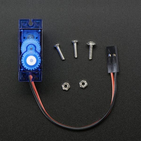 디바이스마트,기계/제어/로봇/모터 > 모터류 > DC모터 > 마이크로DC모터,Adafruit,DC Motor in Micro Servo Body [ada-2941],속도 제어는 전원 리드를 PWM으로 제어하고 방향 제어는 전원 극성을 바꿔서 수행 / 4-6VDC에서 작동