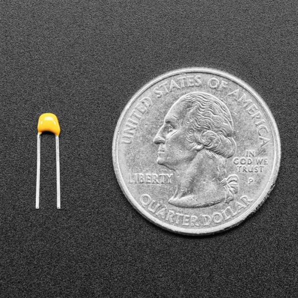 디바이스마트,RLC/수동소자 > (C) 캐패시터 > 세라믹 캐패시터 > 세라믹 캐패시터,Adafruit,0.1uF ceramic capacitors - 10 pack [ada-753],각 커패시터는 104 로 코드화되었으며 값은 0.1uF이고, 허용 오차는 -20%/+80%입니다 / 최대 전압 : 50V