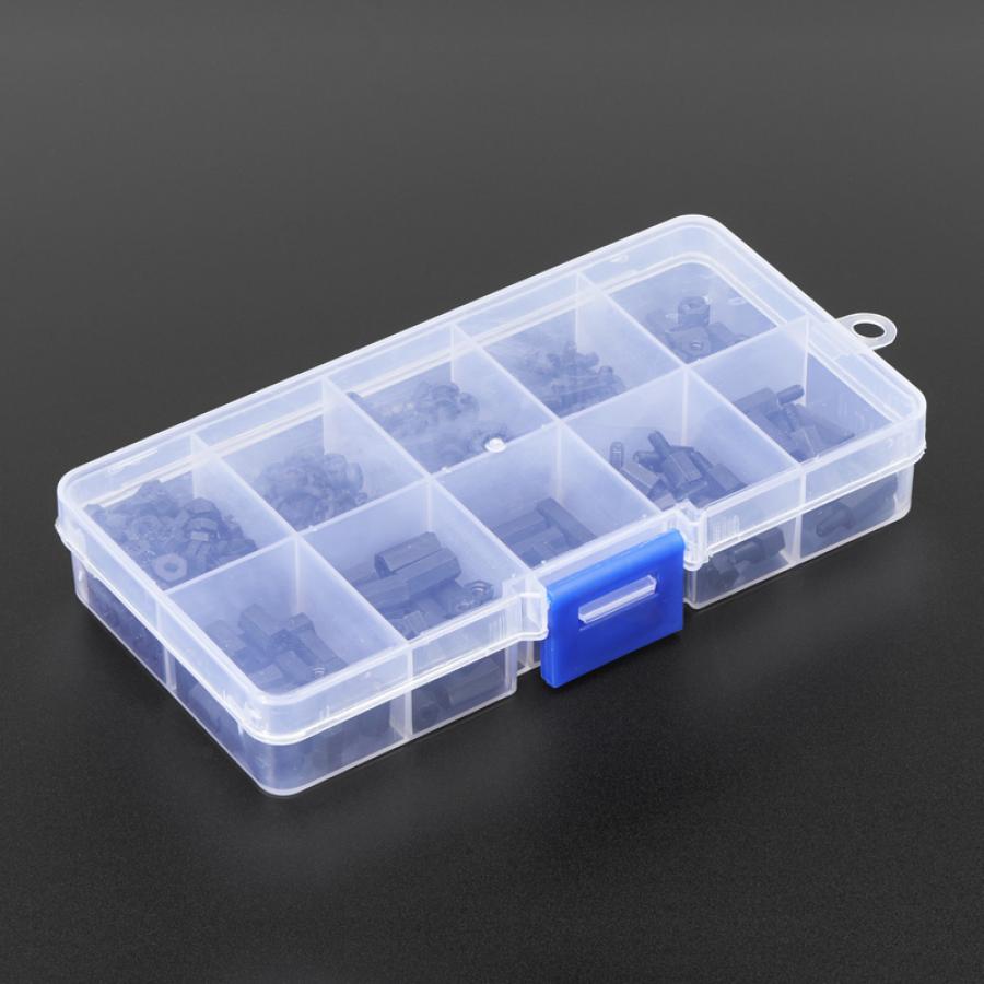 Black Nylon Machine Screw and Stand-off Set – M2.5 Thread [ada-3299]